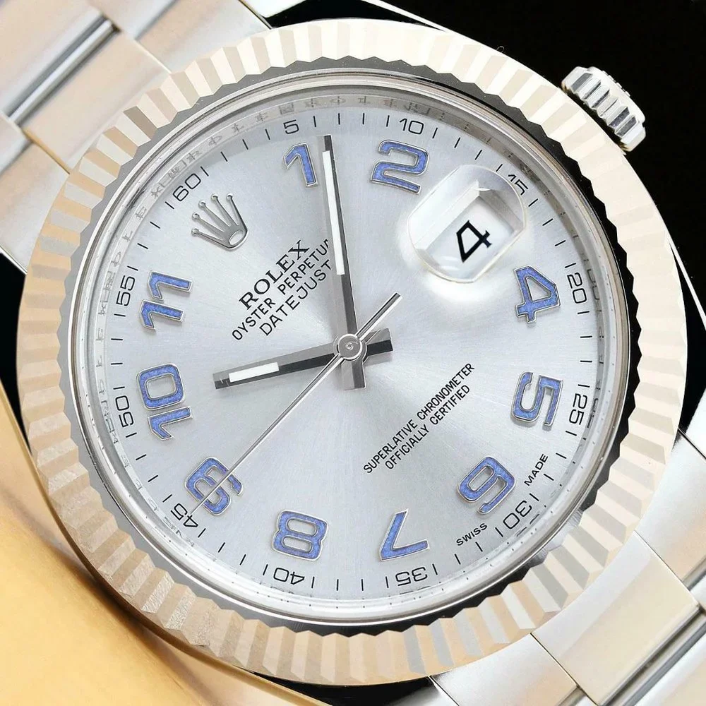 Men's Rolex Datejust II 41mm Watch w/ box + cards